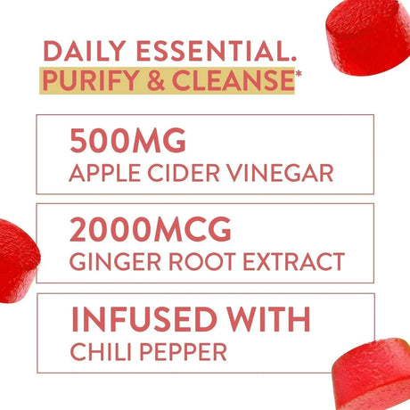 NUTRACURE - Nutracure Apple Cider Vinegar Gummies 120 Gomitas - The Red Vitamin MX - Suplementos Alimenticios - {{ shop.shopifyCountryName }}
