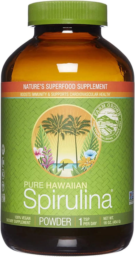 NUTREX HAWAII - Nutrex Hawaii Pure Hawaiian Spirulina Powder 464Gr. - The Red Vitamin MX - Suplementos Alimenticios - {{ shop.shopifyCountryName }}