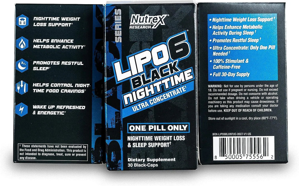 NUTREX RESEARCH - Nutrex Lipo 6 Nighttime Fat Burner 30 Capsulas - The Red Vitamin MX - Suplementos Alimenticios - {{ shop.shopifyCountryName }}