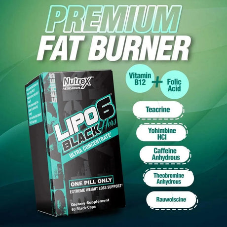 NUTREX RESEARCH - Nutrex Research Lipo-6 Black Hers 60 Capsulas - The Red Vitamin MX - Suplementos Alimenticios - {{ shop.shopifyCountryName }}