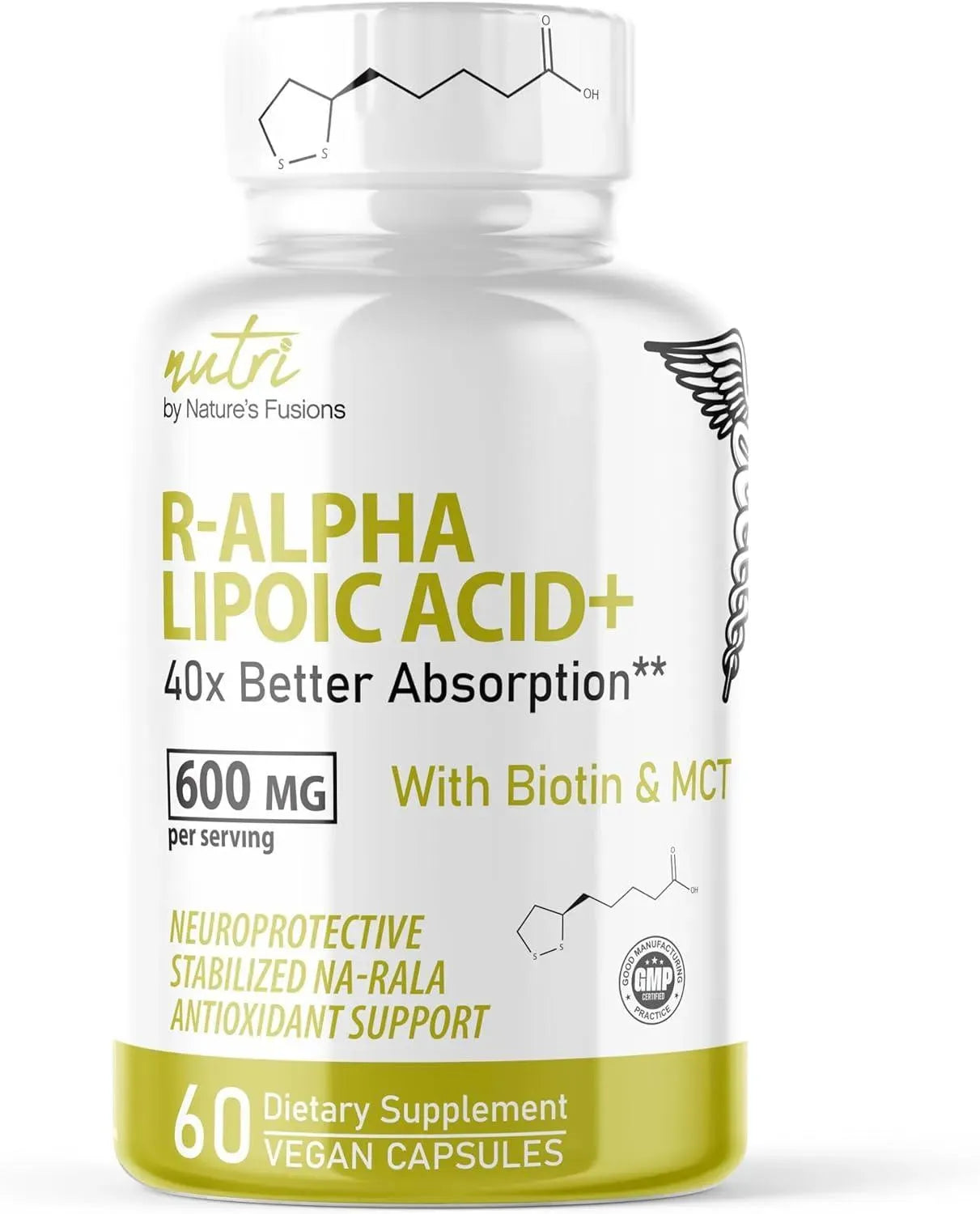 NUTRI - Nutri R Alpha Lipoic Acid 600Mg. 60 Capsulas - The Red Vitamin MX - Suplementos Alimenticios - {{ shop.shopifyCountryName }}