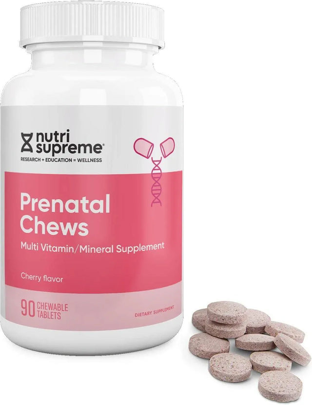 NUTRI SUPREME - Nutri Supreme Prenatal Vitamin 90 Tabletas Masticables - The Red Vitamin MX - Suplementos Alimenticios - {{ shop.shopifyCountryName }}