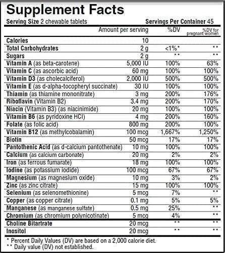 NUTRI SUPREME - Nutri Supreme Prenatal Vitamin 90 Tabletas Masticables - The Red Vitamin MX - Suplementos Alimenticios - {{ shop.shopifyCountryName }}