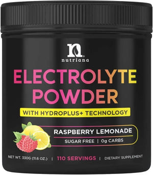 NUTRIANA - Nutriana Keto Electrolytes Powder No Sugar Raspberry Lemonade 110 Servicios - The Red Vitamin MX - Suplementos Alimenticios - {{ shop.shopifyCountryName }}