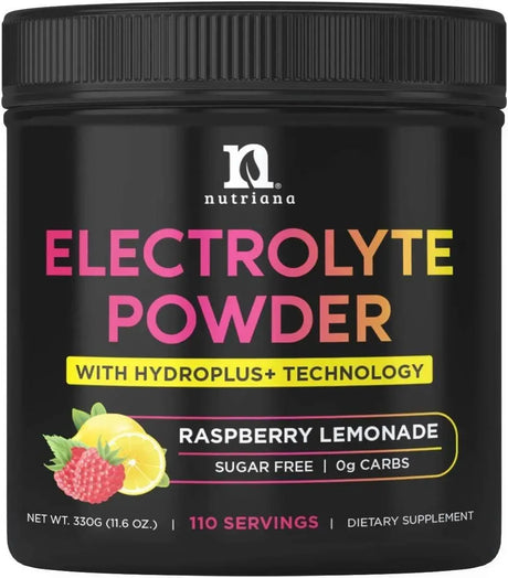 NUTRIANA - Nutriana Keto Electrolytes Powder No Sugar Raspberry Lemonade 110 Servicios - The Red Vitamin MX - Suplementos Alimenticios - {{ shop.shopifyCountryName }}