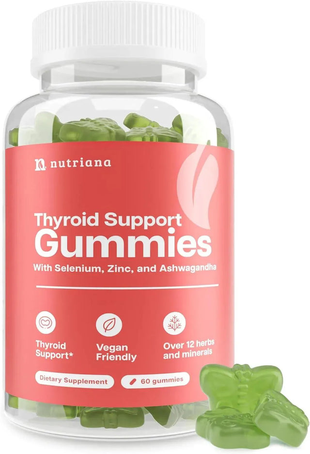 NUTRIANA - Nutriana Thyroid Support Gummies 60 Gomitas - The Red Vitamin MX - Suplementos Alimenticios - {{ shop.shopifyCountryName }}