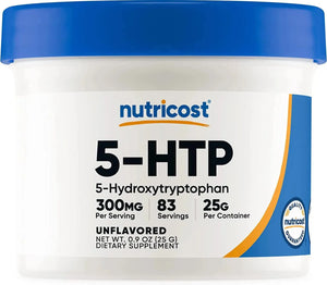 NUTRICOST - Nutricost 5-HTP Powder 25Gr. - The Red Vitamin MX - Suplementos Alimenticios - {{ shop.shopifyCountryName }}