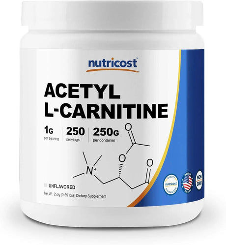 NUTRICOST - Nutricost Acetyl L-Carnitine 250Gr. - The Red Vitamin MX - Suplementos Alimenticios - {{ shop.shopifyCountryName }}