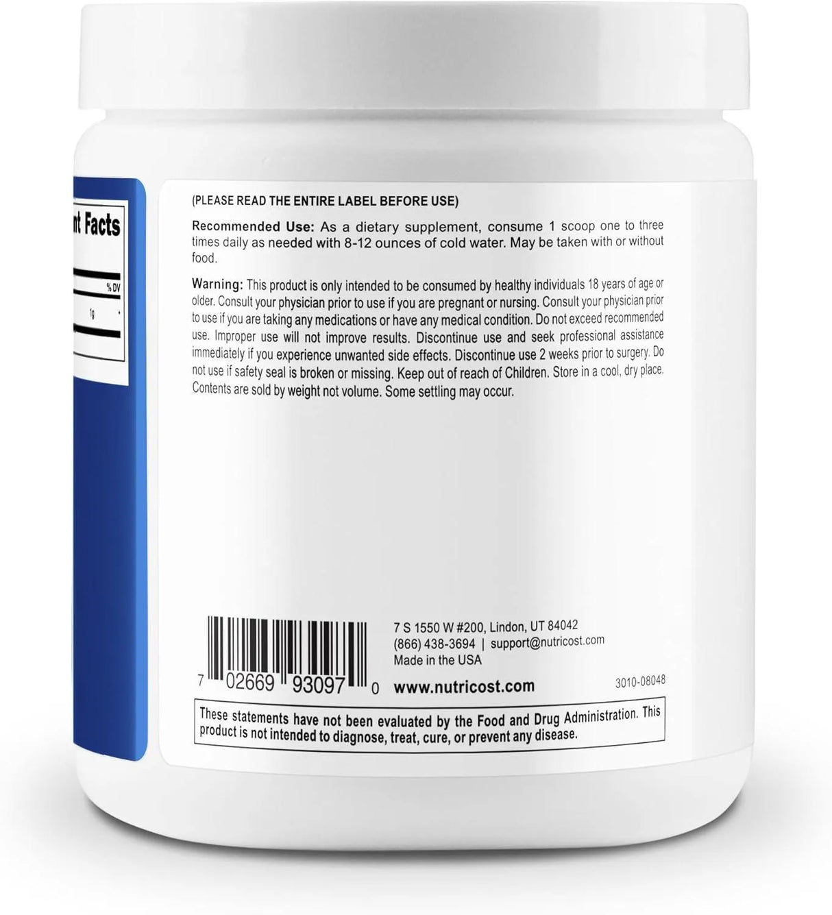 NUTRICOST - Nutricost Acetyl L-Carnitine 250Gr. - The Red Vitamin MX - Suplementos Alimenticios - {{ shop.shopifyCountryName }}