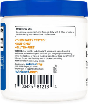 NUTRICOST - Nutricost Acetyl L-Carnitine Powder 100Gr. 2 Pack - The Red Vitamin MX - Suplementos Alimenticios - {{ shop.shopifyCountryName }}