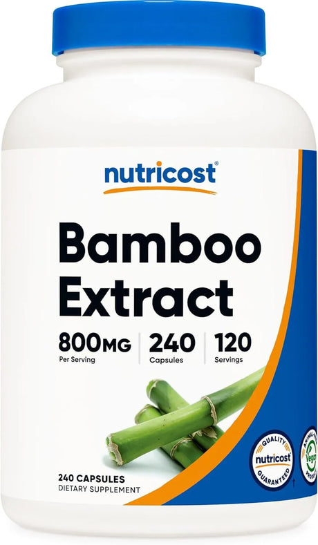 NUTRICOST - Nutricost Bamboo Extract 400Mg. 240 Capsulas - The Red Vitamin MX - Suplementos Alimenticios - {{ shop.shopifyCountryName }}