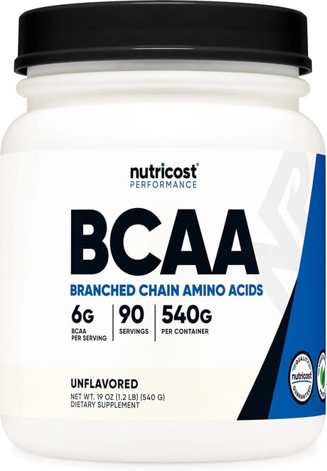 NUTRICOST - Nutricost BCAA Powder 2:1:1 Unflavored 90 Servicios 540Gr. - The Red Vitamin MX - Suplementos Alimenticios - {{ shop.shopifyCountryName }}