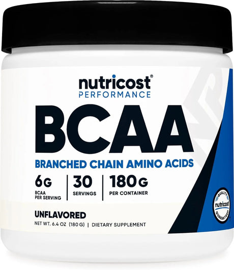 NUTRICOST - Nutricost BCAA Powder 30 Servicios 180Gr. - The Red Vitamin MX - Suplementos Alimenticios - {{ shop.shopifyCountryName }}