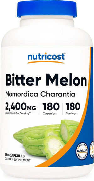 NUTRICOST - Nutricost Bitter Melon 2400Mg. 180 Capsulas - The Red Vitamin MX - Suplementos Alimenticios - {{ shop.shopifyCountryName }}