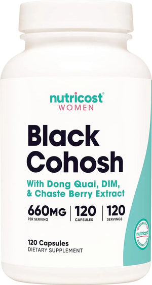 NUTRICOST - Nutricost Black Cohosh for Women 660Mg. 120 Capsulas - The Red Vitamin MX - Suplementos Alimenticios - {{ shop.shopifyCountryName }}