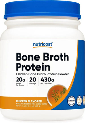 NUTRICOST - Nutricost Chicken Bone Broth Protein 20 Servicios 430Gr. - The Red Vitamin MX - Suplementos Alimenticios - {{ shop.shopifyCountryName }}