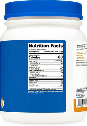 NUTRICOST - Nutricost Chicken Bone Broth Protein 20 Servicios 430Gr. - The Red Vitamin MX - Suplementos Alimenticios - {{ shop.shopifyCountryName }}