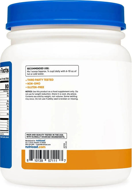 NUTRICOST - Nutricost Chicken Bone Broth Protein 20 Servicios 430Gr. - The Red Vitamin MX - Suplementos Alimenticios - {{ shop.shopifyCountryName }}
