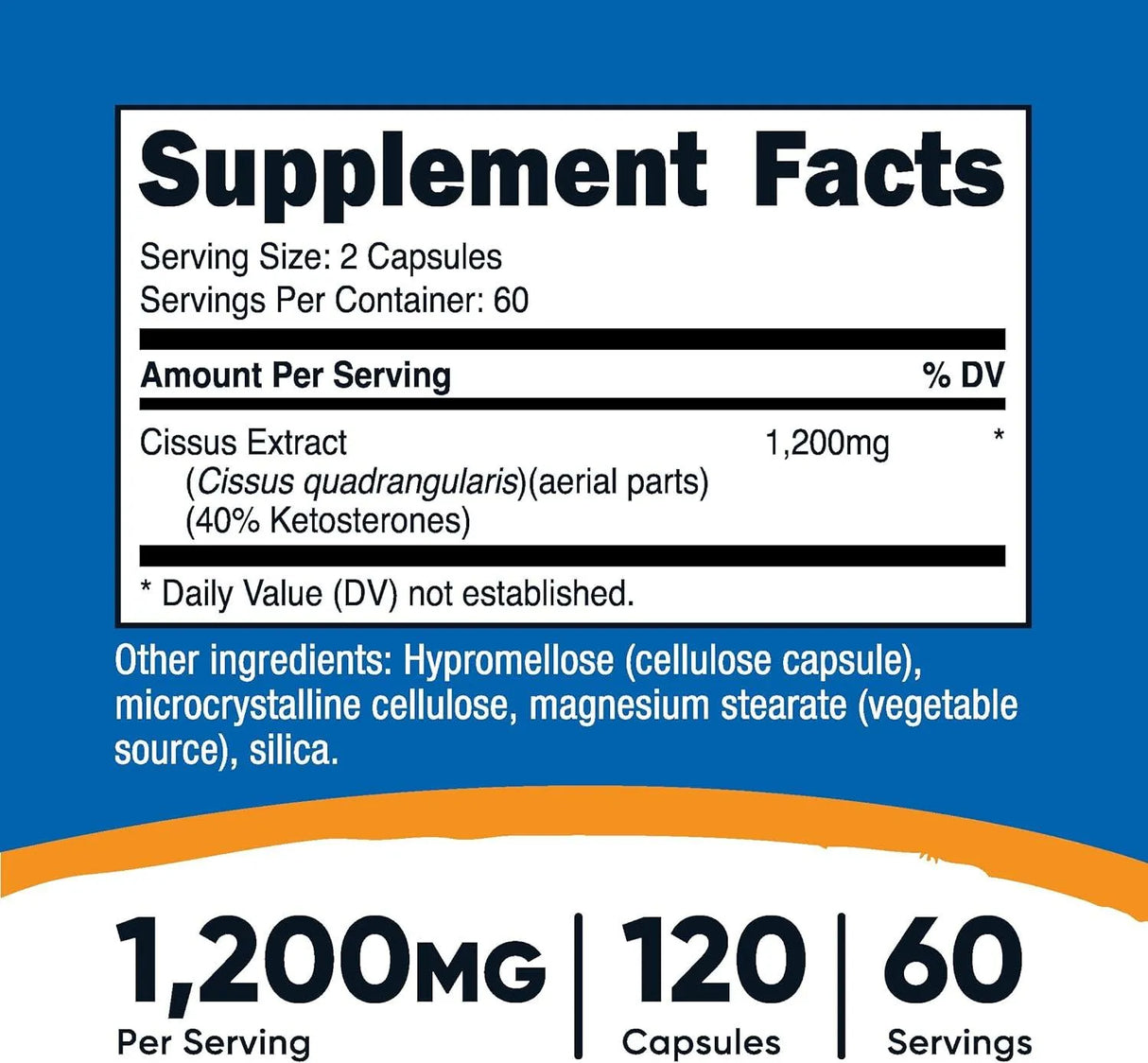 NUTRICOST - Nutricost Cissus Quadrangularis 600Mg. 120 Capsulas - The Red Vitamin MX - Suplementos Alimenticios - {{ shop.shopifyCountryName }}