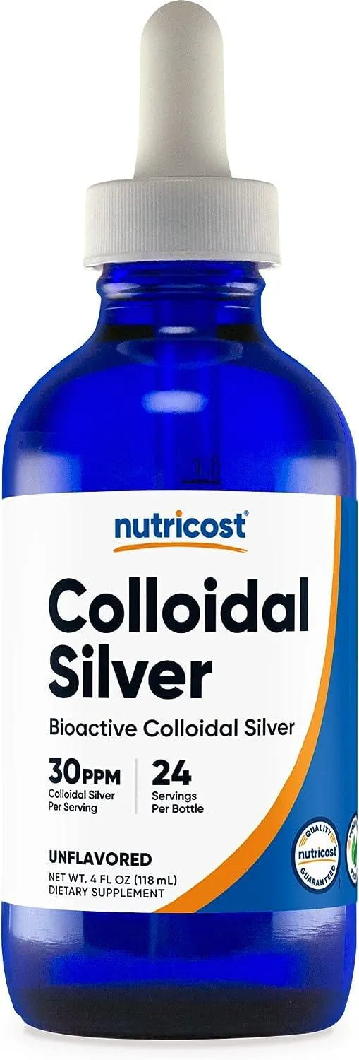 NUTRICOST - Nutricost Colloidal Silver 30PPM 118Ml. - The Red Vitamin MX - Suplementos Alimenticios - {{ shop.shopifyCountryName }}