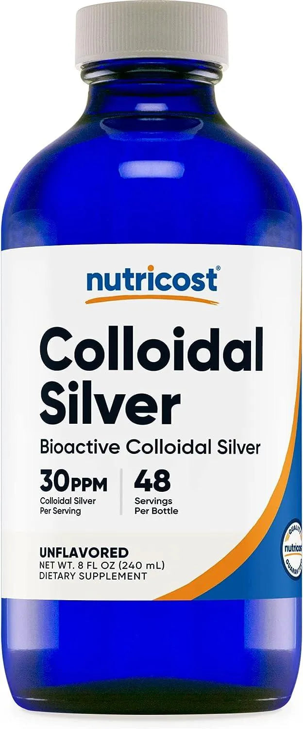 NUTRICOST - Nutricost Colloidal Silver 30PPM 240Ml. - The Red Vitamin MX - Suplementos Alimenticios - {{ shop.shopifyCountryName }}