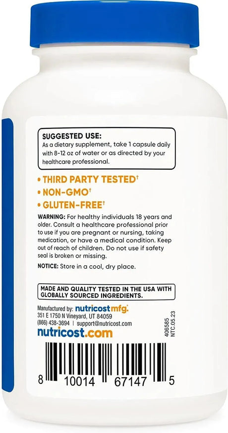NUTRICOST - Nutricost Colostrum 500Mg. 120 Capsulas - The Red Vitamin MX - Suplementos Alimenticios - {{ shop.shopifyCountryName }}