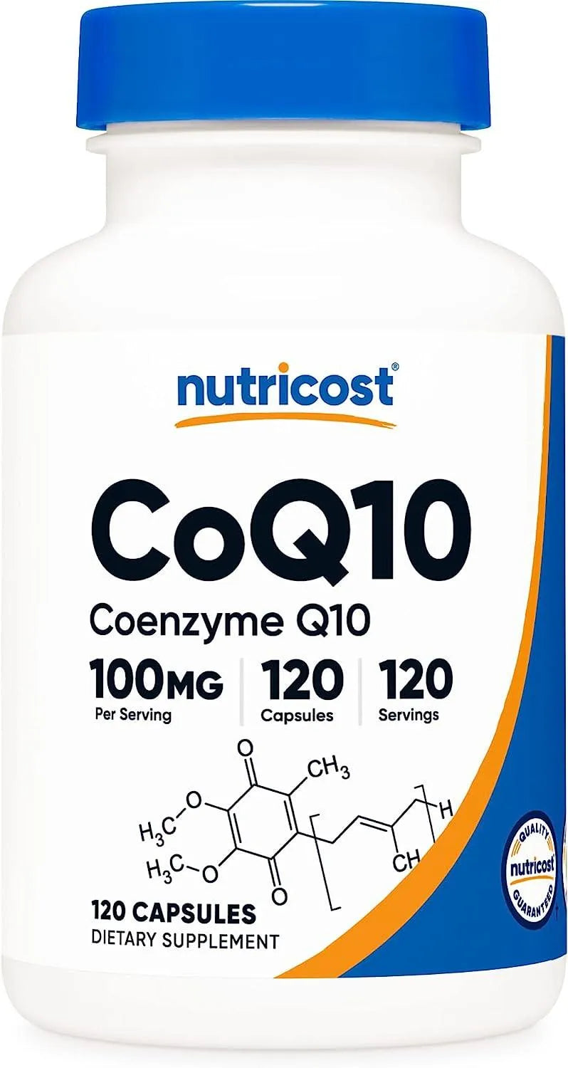 NUTRICOST - Nutricost CoQ10 100Mg. 120 Capsulas - The Red Vitamin MX - Suplementos Alimenticios - {{ shop.shopifyCountryName }}