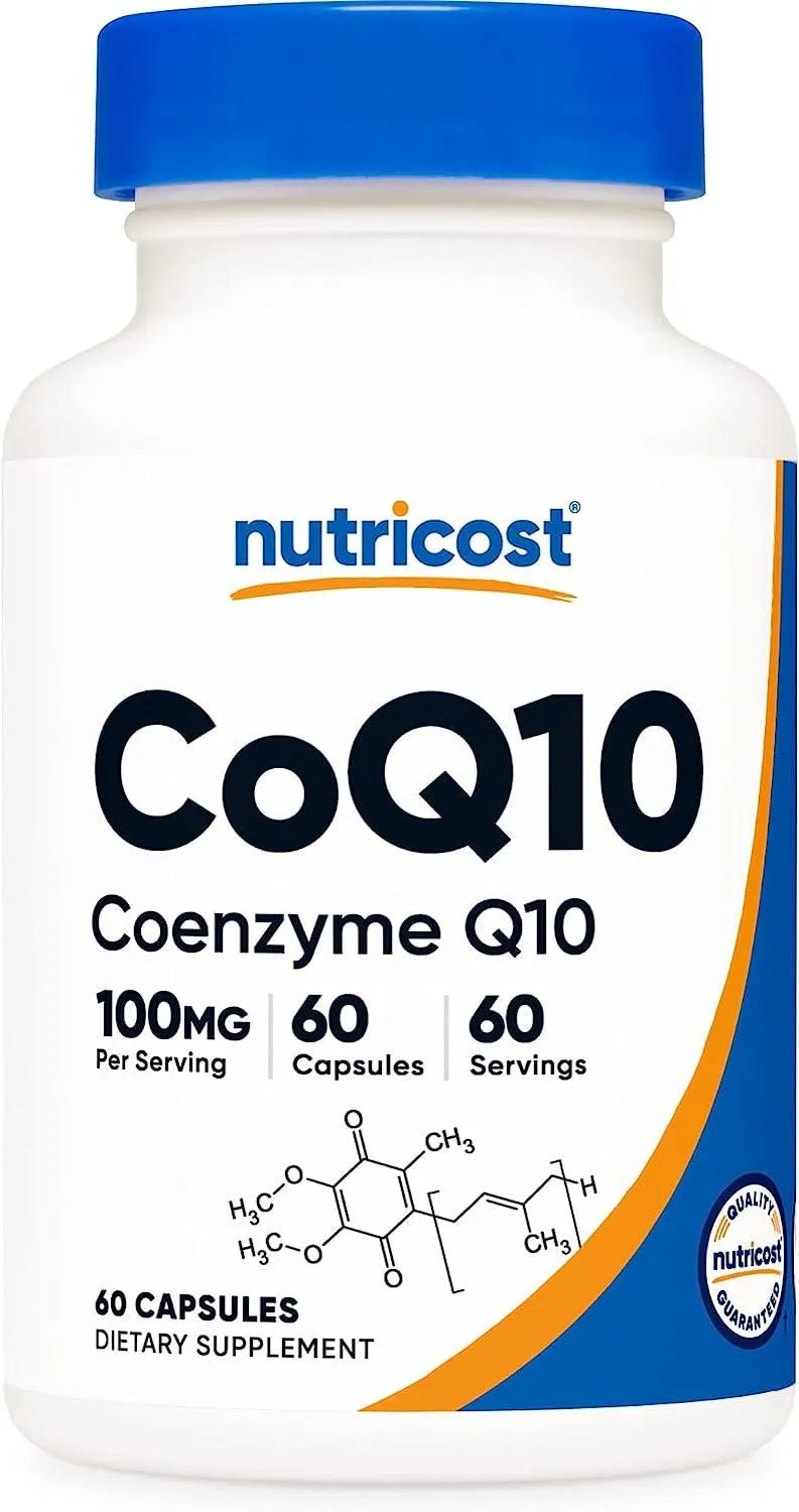 NUTRICOST - Nutricost CoQ10 100Mg. 60 Capsulas - The Red Vitamin MX - Suplementos Alimenticios - {{ shop.shopifyCountryName }}