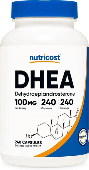 NUTRICOST - Nutricost DHEA 100Mg. 240 Capsulas - The Red Vitamin MX - Suplementos Alimenticios - {{ shop.shopifyCountryName }}