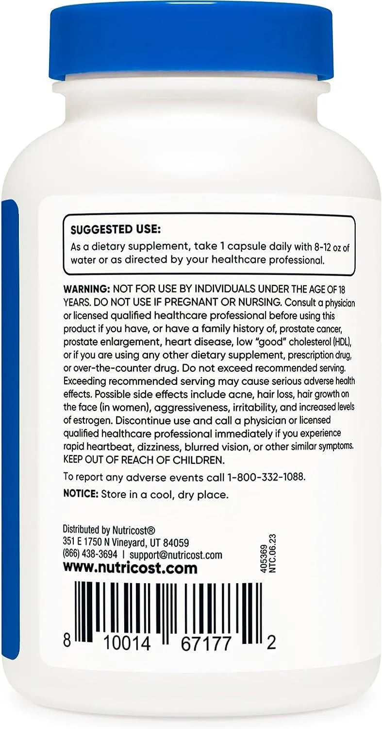 NUTRICOST - Nutricost DHEA 100Mg. 240 Capsulas - The Red Vitamin MX - Suplementos Alimenticios - {{ shop.shopifyCountryName }}