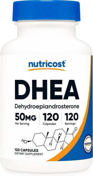 NUTRICOST - Nutricost DHEA 50Mg. 120 Capsulas - The Red Vitamin MX - Suplementos Alimenticios - {{ shop.shopifyCountryName }}