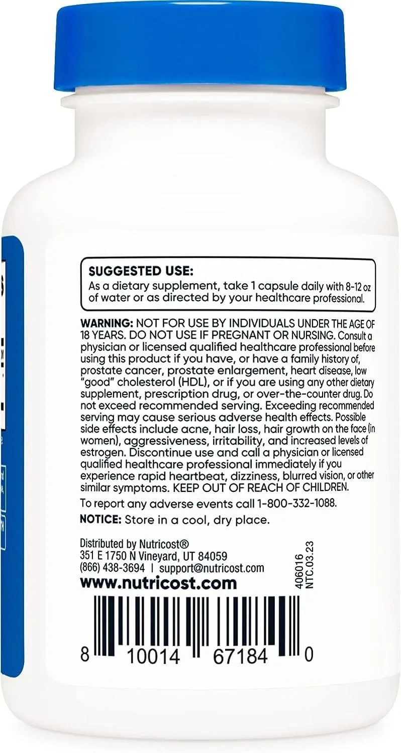 NUTRICOST - Nutricost DHEA 50Mg. 120 Capsulas - The Red Vitamin MX - Suplementos Alimenticios - {{ shop.shopifyCountryName }}