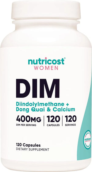 NUTRICOST - Nutricost Diindolylmethane DIM Supplement for Women 400Mg. 120 Capsulas - The Red Vitamin MX - Suplementos Alimenticios - {{ shop.shopifyCountryName }}