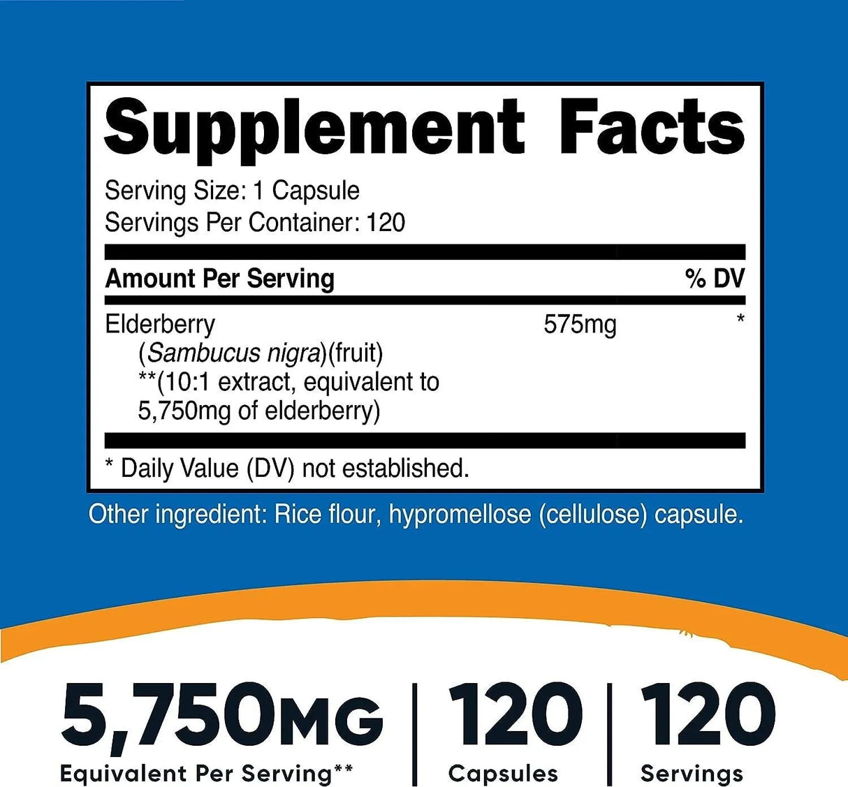 NUTRICOST - Nutricost Elderberry Capsules 575Mg. 120 Capsulas - The Red Vitamin MX - Suplementos Alimenticios - {{ shop.shopifyCountryName }}