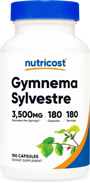 NUTRICOST - Nutricost Gymnema Sylvestre 3500Mg. 180 Capsulas - The Red Vitamin MX - Suplementos Alimenticios - {{ shop.shopifyCountryName }}