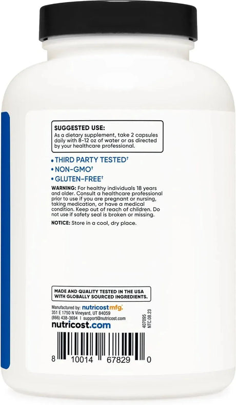 NUTRICOST - Nutricost HMB and Vitamin D3 240 Capsulas - The Red Vitamin MX - Suplementos Alimenticios - {{ shop.shopifyCountryName }}