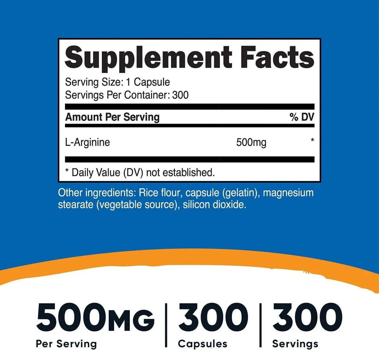 NUTRICOST - Nutricost L-Arginine 500Mg. 300 Capsulas 2 Pack - The Red Vitamin MX - Suplementos Alimenticios - {{ shop.shopifyCountryName }}