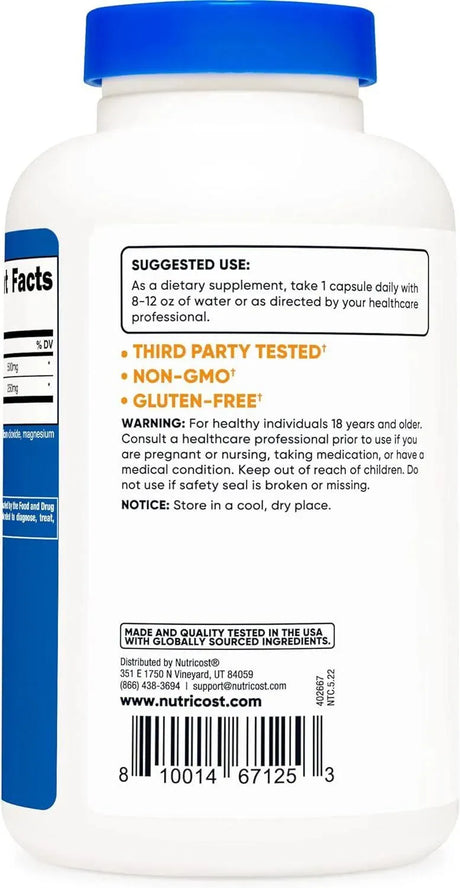 NUTRICOST - Nutricost L-Arginine L-Citrulline Complex 750Mg. 240 Capsulas 2 Pack - The Red Vitamin MX - Suplementos Alimenticios - {{ shop.shopifyCountryName }}