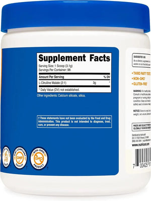 NUTRICOST - Nutricost L-Citrulline Malate (2:1) Powder 300Gr. - The Red Vitamin MX - Suplementos Alimenticios - {{ shop.shopifyCountryName }}
