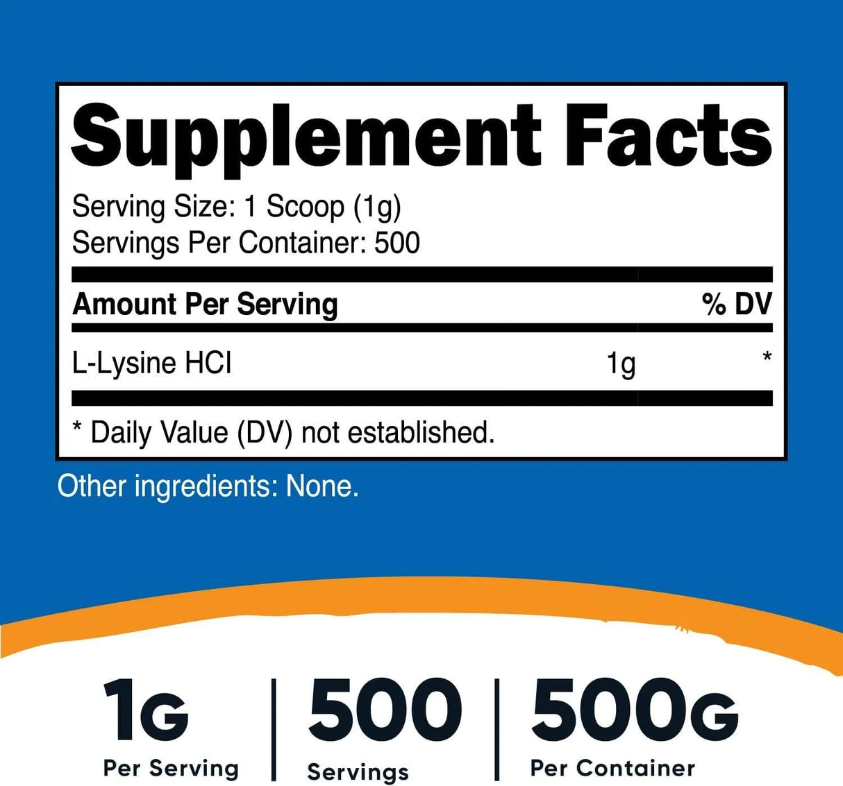 NUTRICOST - Nutricost L-Lysine Powder 500 Servicios 500Gr. - The Red Vitamin MX - Suplementos Alimenticios - {{ shop.shopifyCountryName }}