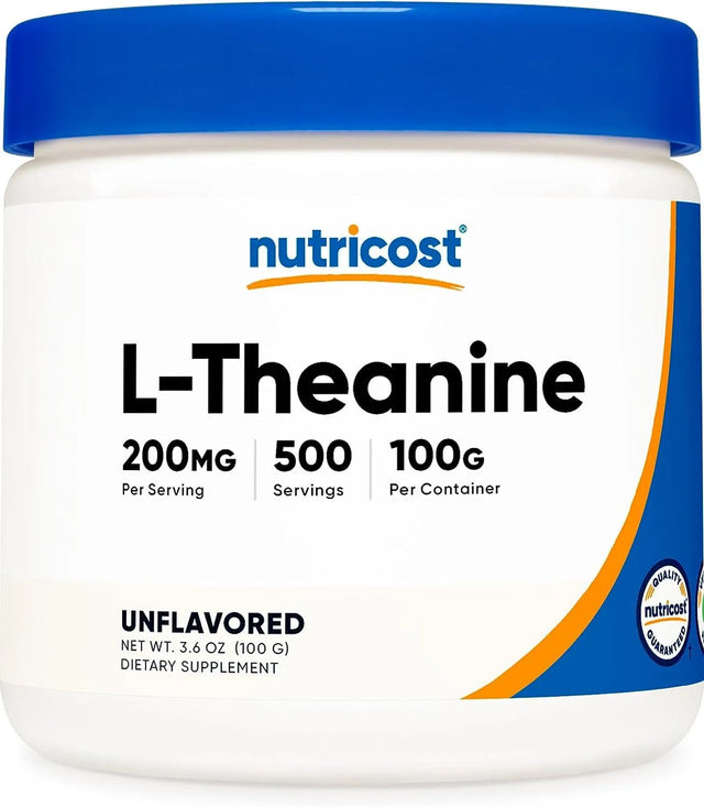 NUTRICOST - Nutricost L-Theanine Powder 500 Servicios 100Gr. - The Red Vitamin MX - Suplementos Alimenticios - {{ shop.shopifyCountryName }}