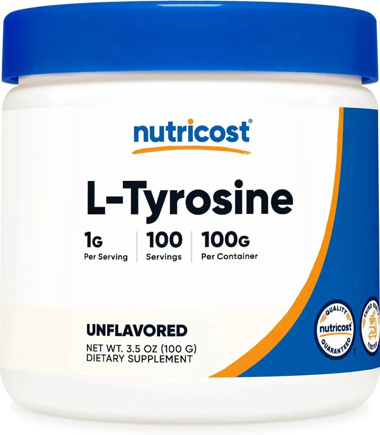 NUTRICOST - Nutricost L-Tyrosine Powder 100Gr. - The Red Vitamin MX - Suplementos Alimenticios - {{ shop.shopifyCountryName }}
