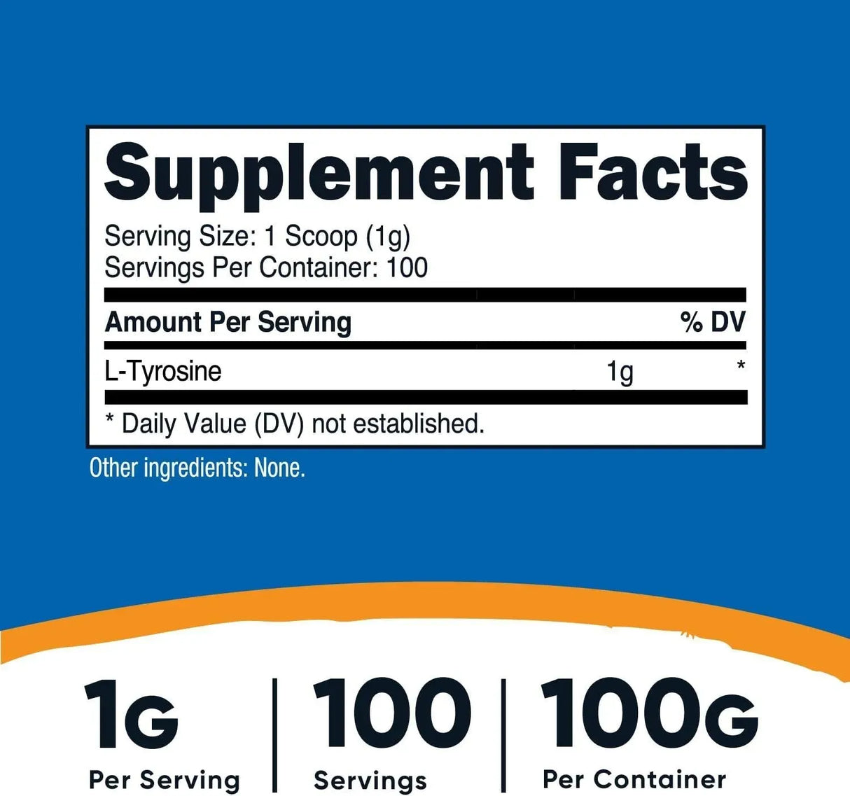 NUTRICOST - Nutricost L-Tyrosine Powder 100Gr. - The Red Vitamin MX - Suplementos Alimenticios - {{ shop.shopifyCountryName }}