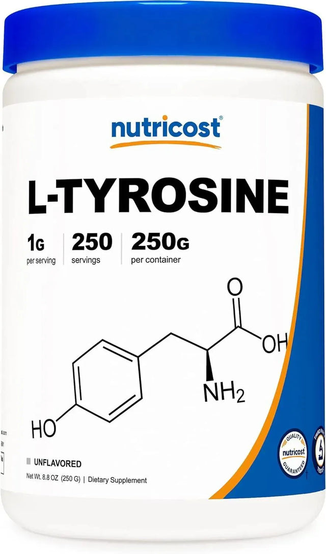 NUTRICOST - Nutricost L-Tyrosine Powder 250Gr. - The Red Vitamin MX - Suplementos Alimenticios - {{ shop.shopifyCountryName }}