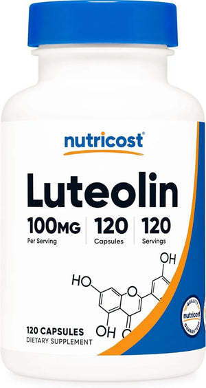 NUTRICOST - Nutricost Luteolin 100Mg. 120 Capsulas - The Red Vitamin MX - Suplementos Alimenticios - {{ shop.shopifyCountryName }}