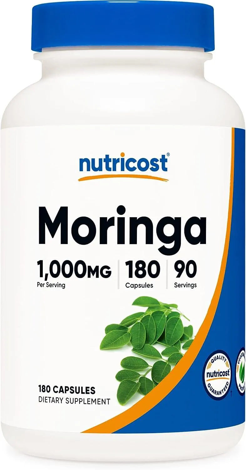 NUTRICOST - Nutricost Moringa 500Mg. 180 Capsulas - The Red Vitamin MX - Suplementos Alimenticios - {{ shop.shopifyCountryName }}