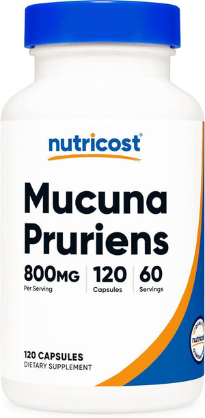 NUTRICOST - Nutricost Mucuna Pruriens 400Mg. 120 Capsulas - The Red Vitamin MX - Suplementos Alimenticios - {{ shop.shopifyCountryName }}