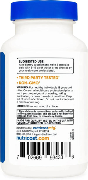 NUTRICOST - Nutricost Multivitamin for Men 120 Capsulas - The Red Vitamin MX - Suplementos Alimenticios - {{ shop.shopifyCountryName }}