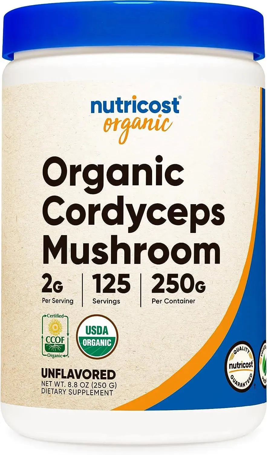 NUTRICOST - Nutricost Organic Cordyceps Mushroom Powder 250Gr. - The Red Vitamin MX - Suplementos Alimenticios - {{ shop.shopifyCountryName }}
