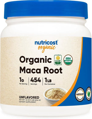 NUTRICOST - Nutricost Organic Maca Root Powder 1Lb. - The Red Vitamin MX - Suplementos Alimenticios - {{ shop.shopifyCountryName }}